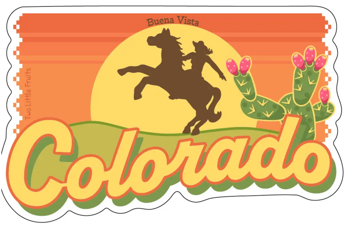 Colorado Cowgirl Sticker
