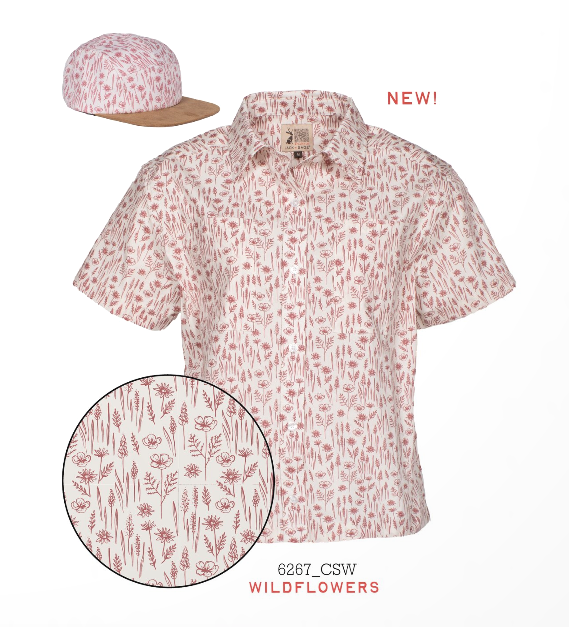 Wildflowers Ladies Camp Shirt