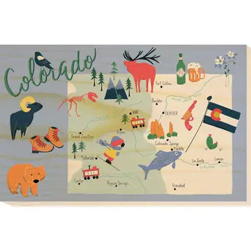 Colorado Home State Home: Postcard