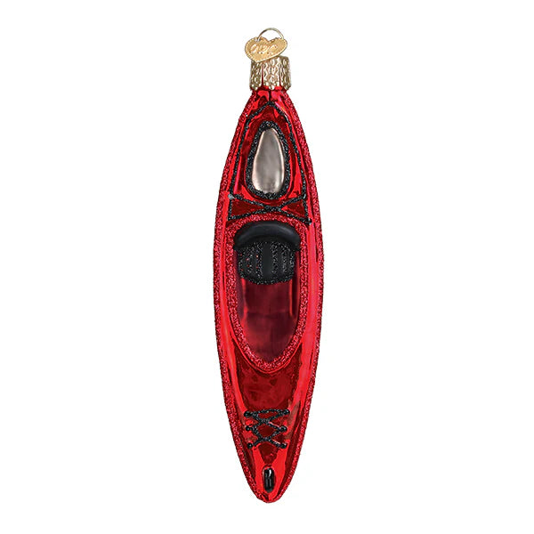 Red Kayak Ornament