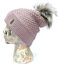 Load image into Gallery viewer, Foxy Faux Fur Pom Beanie
