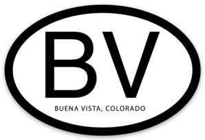 BV Oval Sticker Large