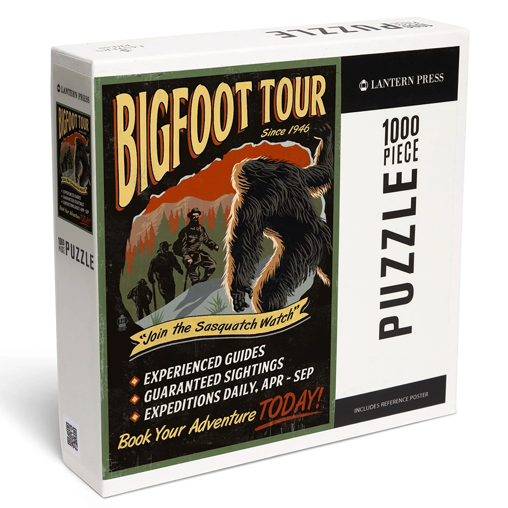 Bigfoot Tour Vintage Sign Puzzle