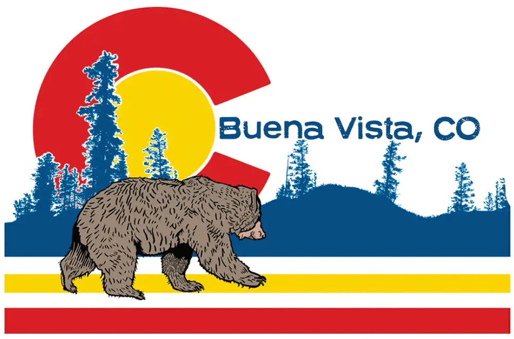 Buena Vista, CO Sport Bear Magnet