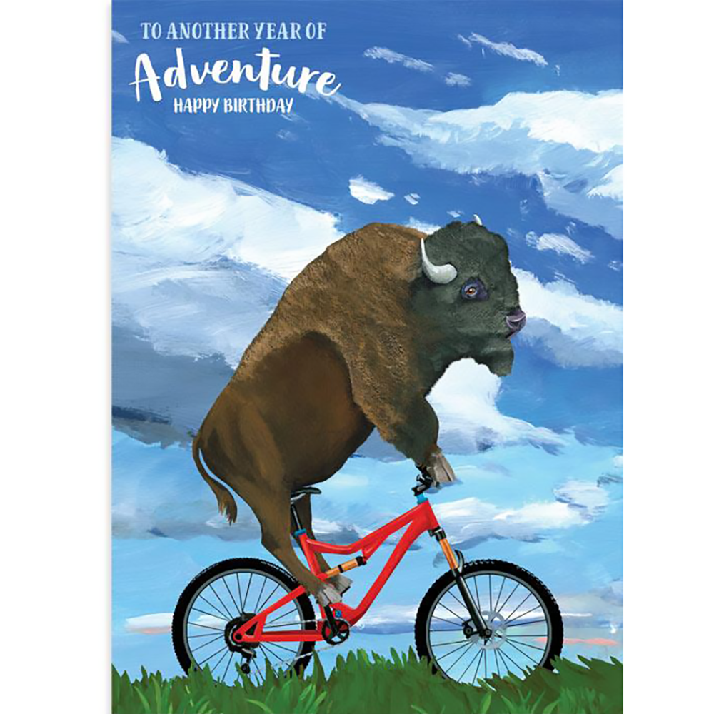 Buffalo Birthday Card