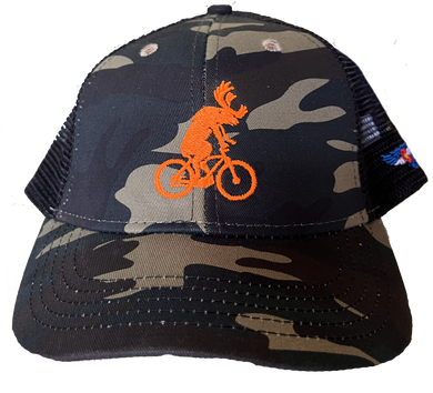Camo Youth Bicycle Trucker Hat