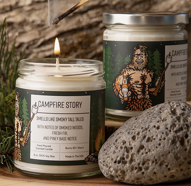 Campfire Story Candle
