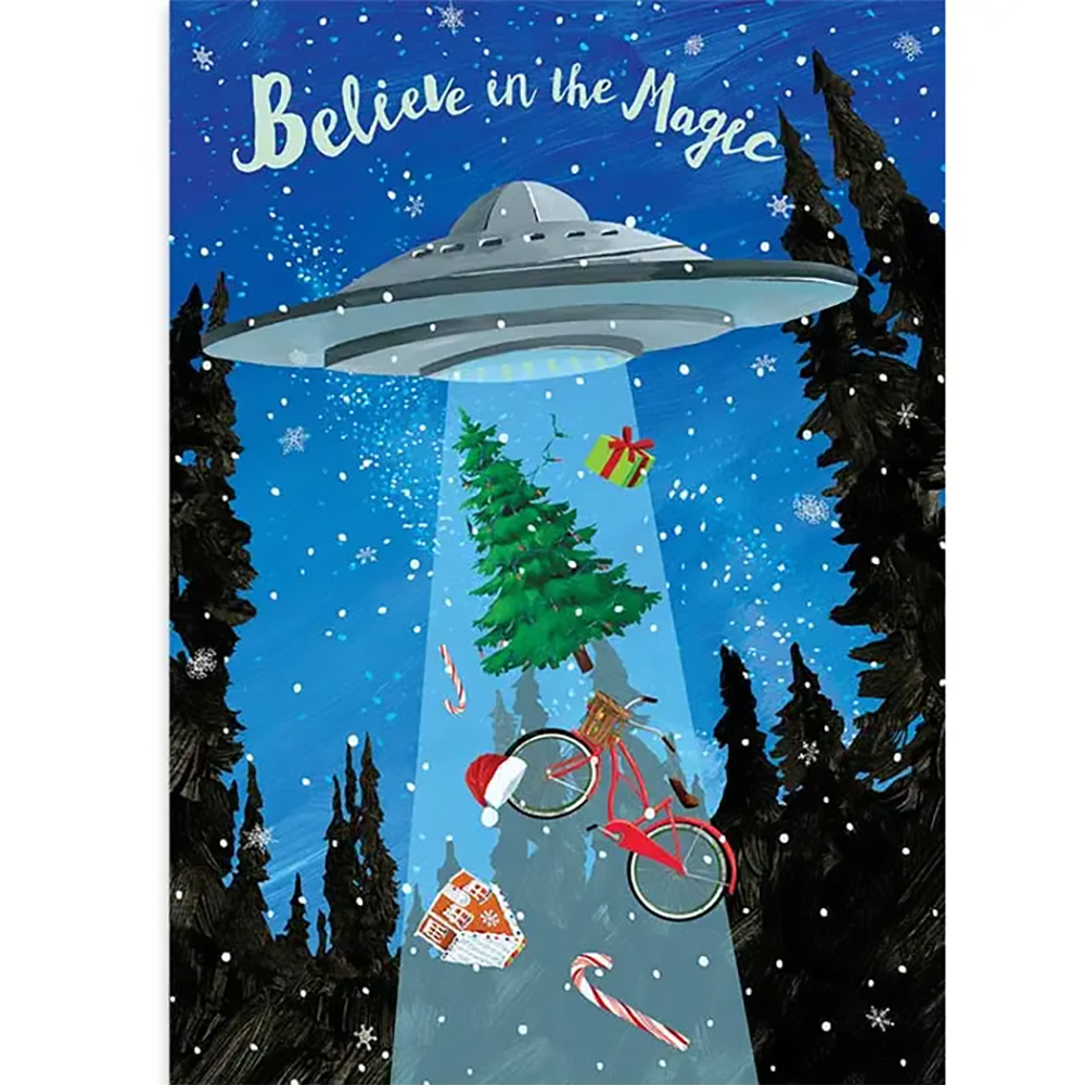 Christmas UFO Card