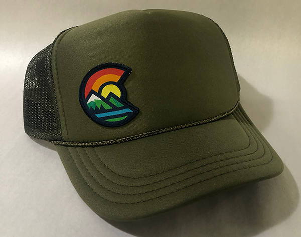 Colorful CO Youth Trucker - Olive