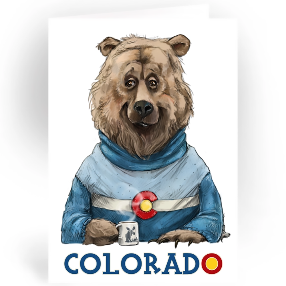 Colorado Bear Greeting Card