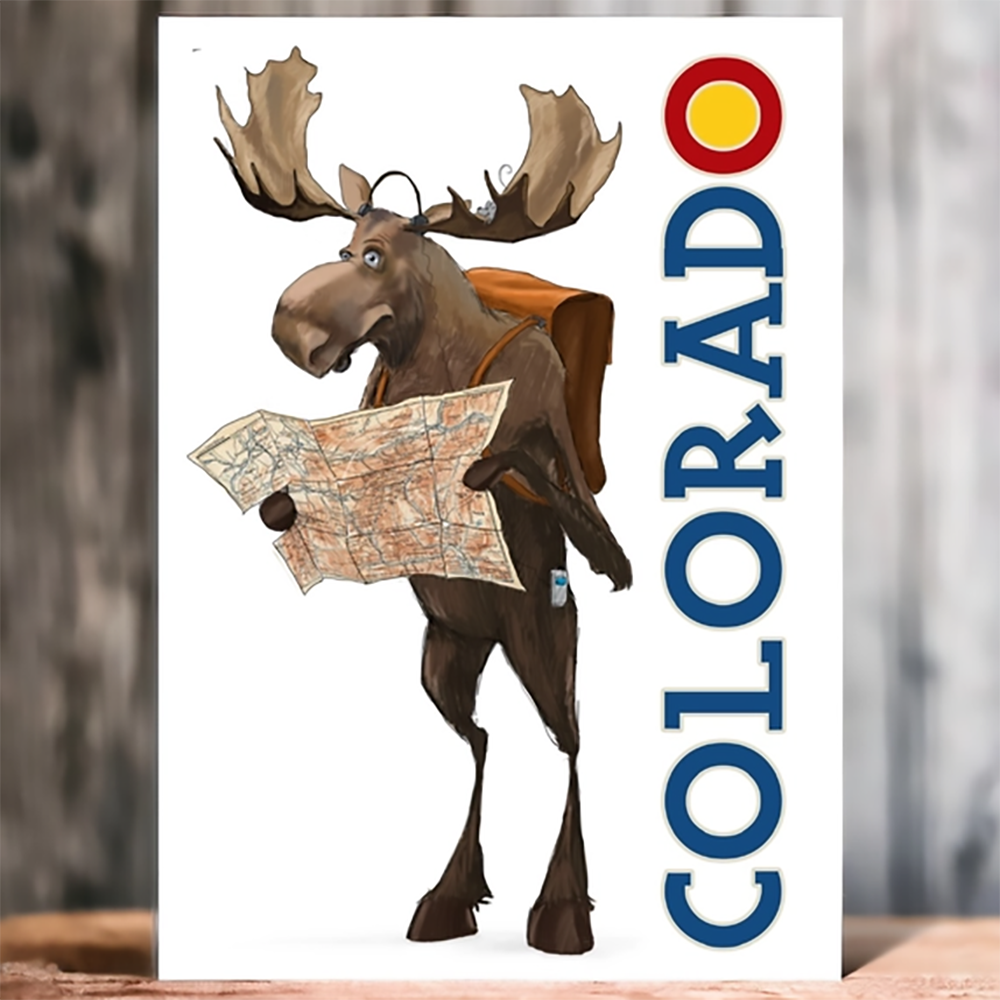 Colorado Moose Greeting Card