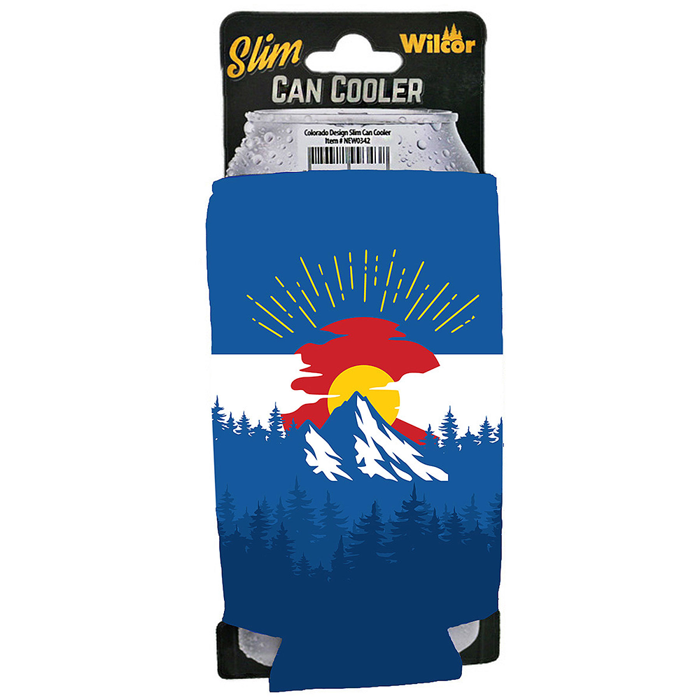 Colorado Sunrise Slim Can Koozie