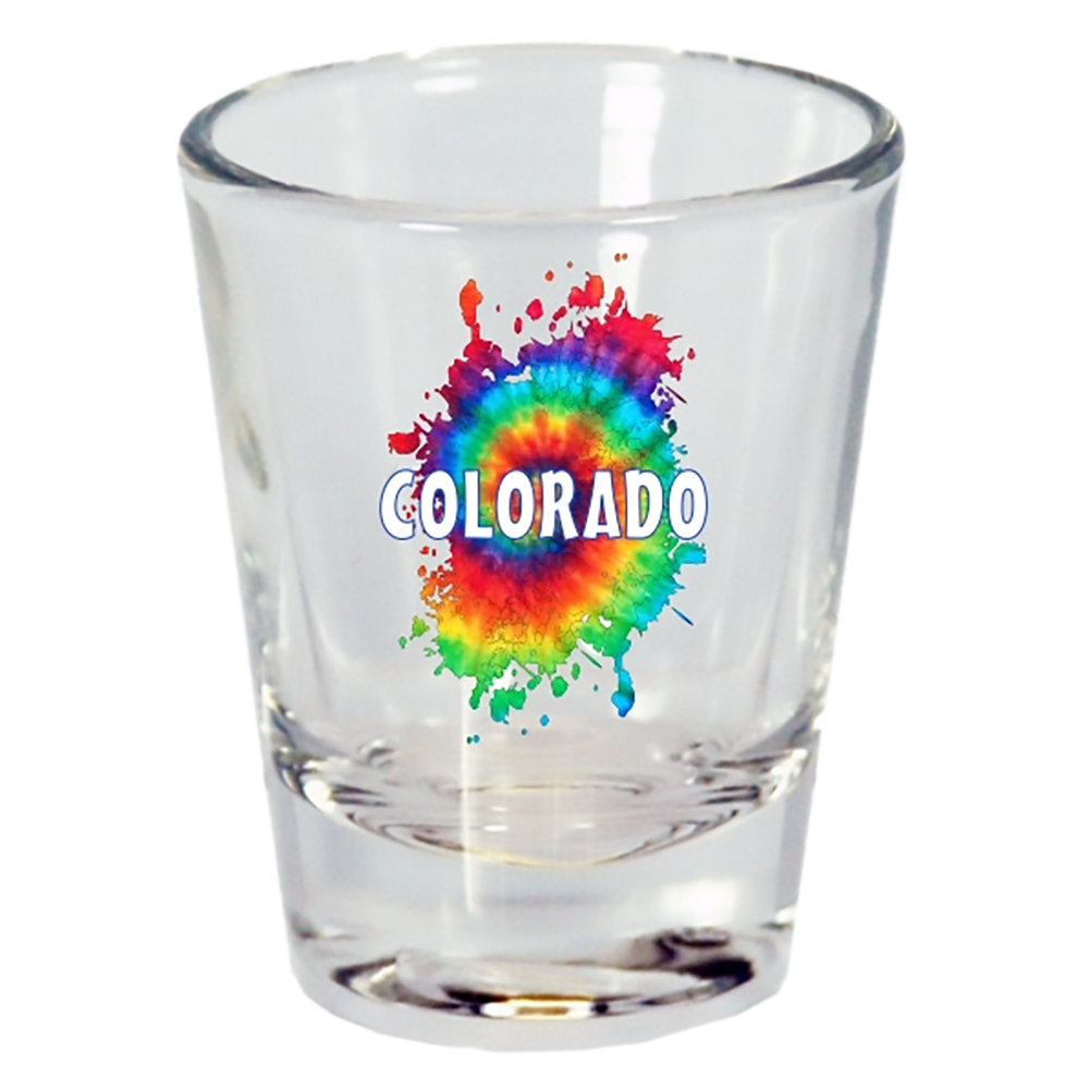Colorado Tie Dye Shotglass