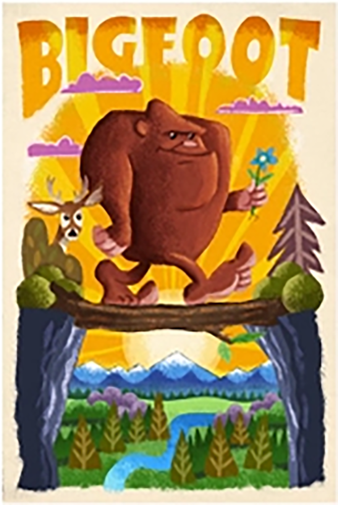 Colorful Bigfoot Puzzle