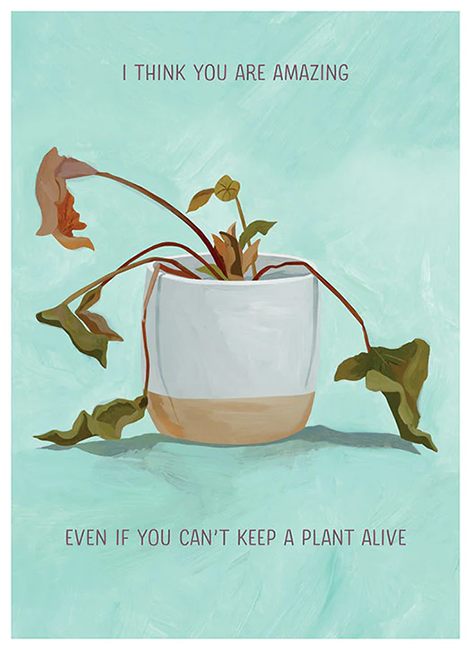 Dead Plant Lady Card