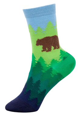 Youth Fuzzy Bear Socks