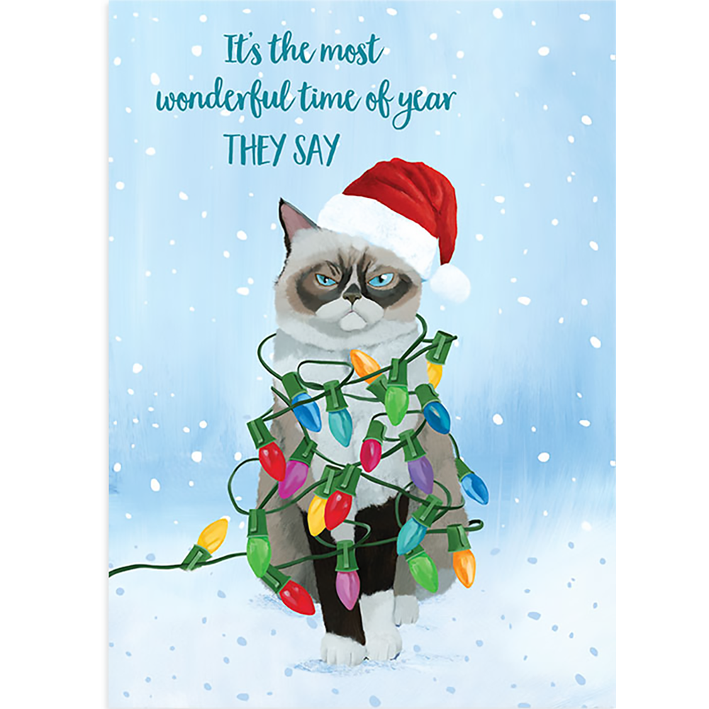 Grumpy Cat Christmas Card