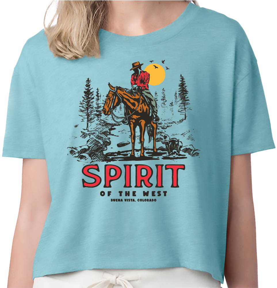 Spirit of the West Ladies Crop Tee