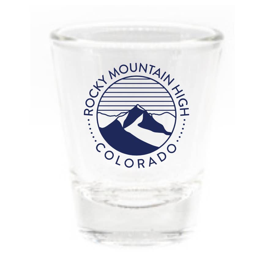 Rocky Mountain High Shot Glass