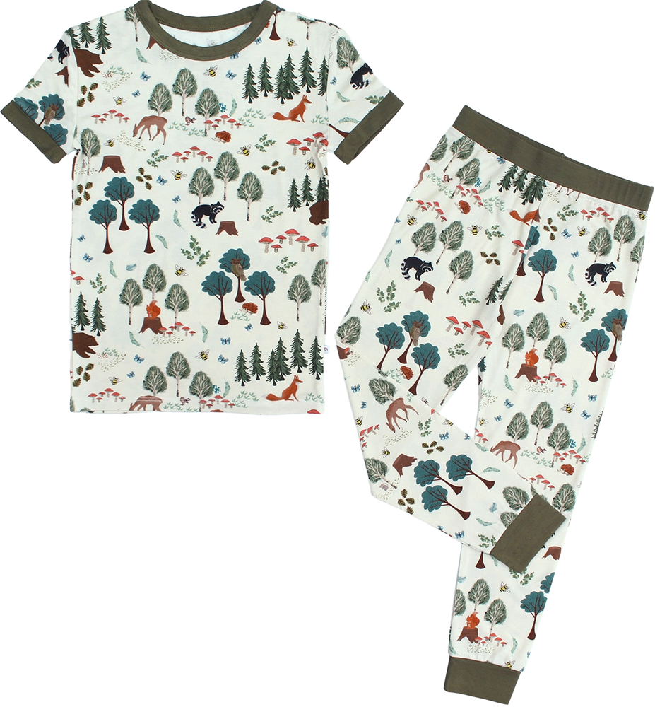 Youth In the Woods Bamboo Pajama Set
