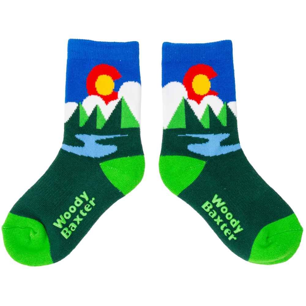 Kids Colorado Evergreen Socks