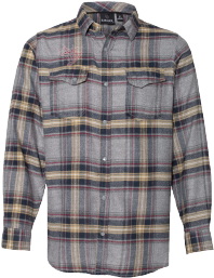 Men's Elk Head Flannel Shirt