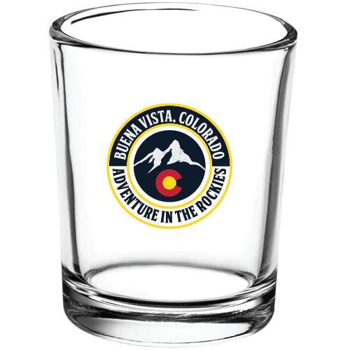 Adventures in the Rockies Shot Glass