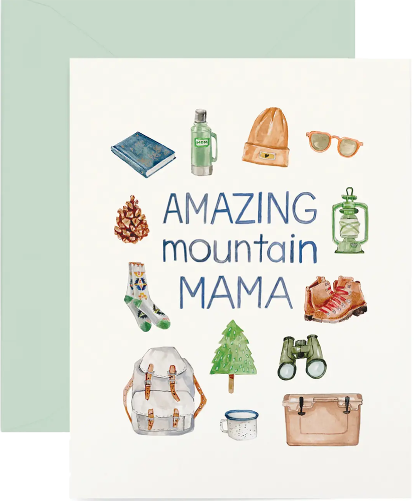 Amazing Mountain Mama Greeting Card