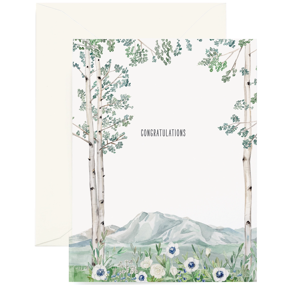Mtn Vista Congratulations Greeting Card