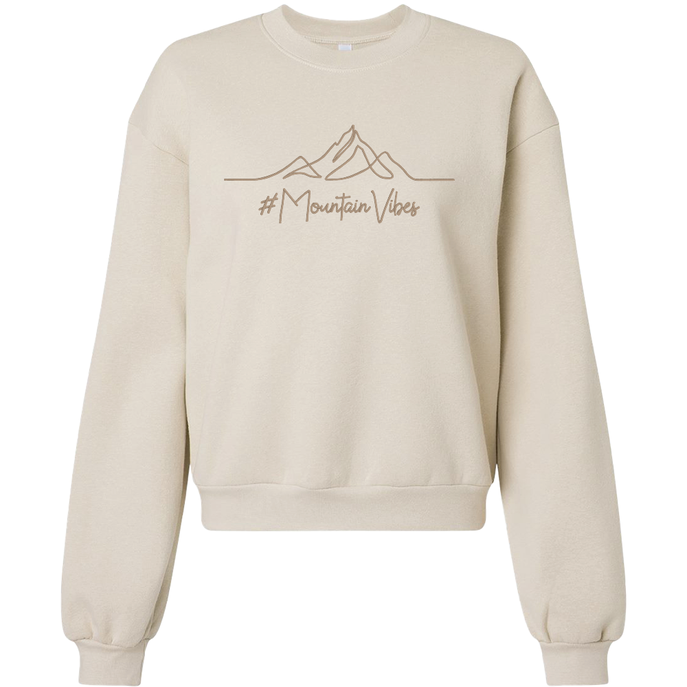 #Mountain Vibes Ladies Sweatshirt