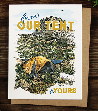 Our Tent to Yours Card