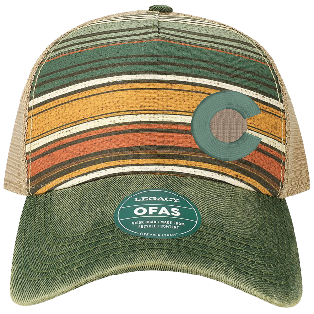 Colorado C Old Favorite Trucker Cap -Stripe