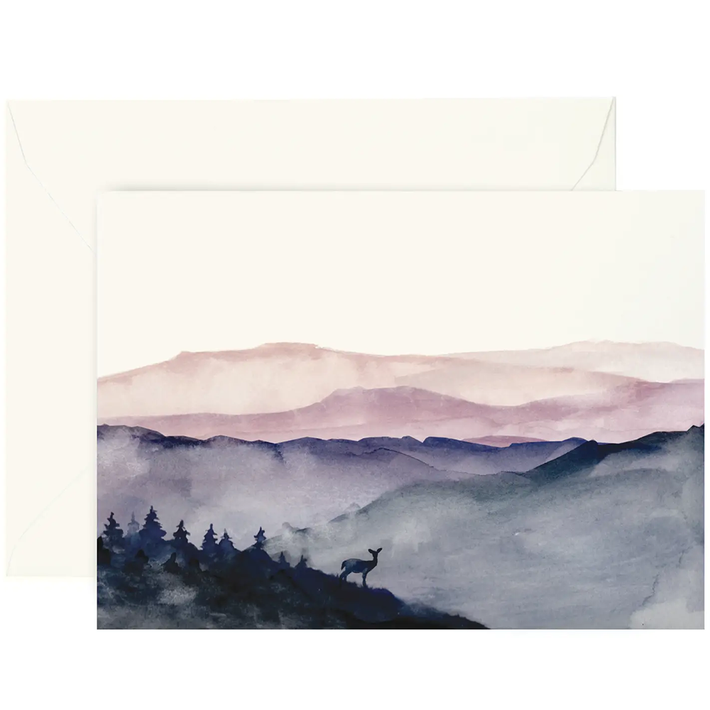 Purple Mountain Majesty Greeting Card