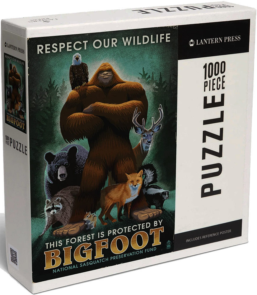 Respect our Wildlife Bigfoot Puzzle