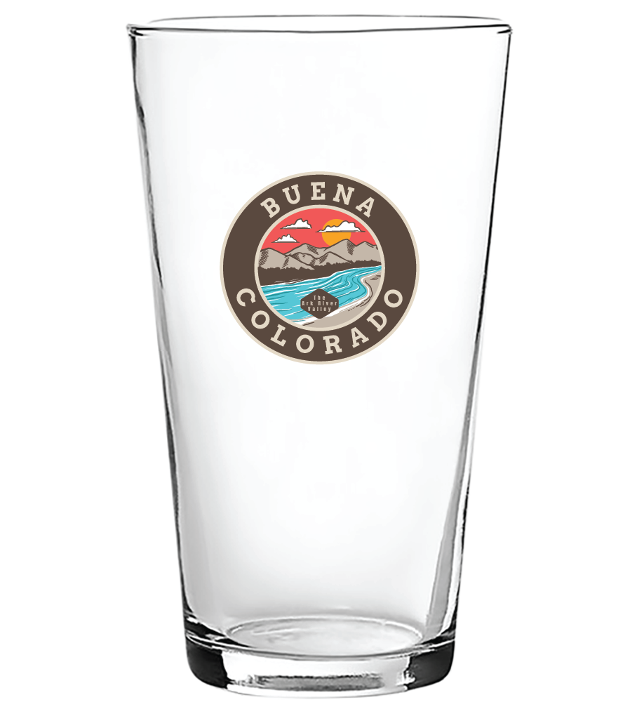 River Scene Pint Glass