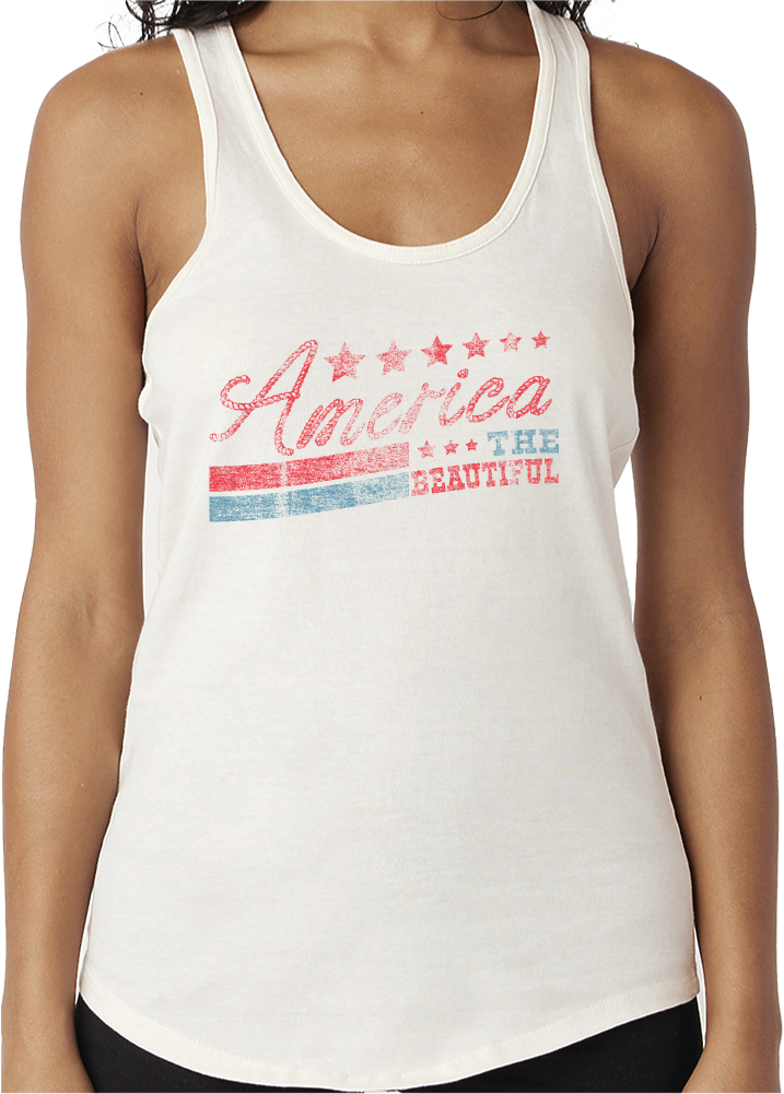 America The Beautiful Ladies Tank