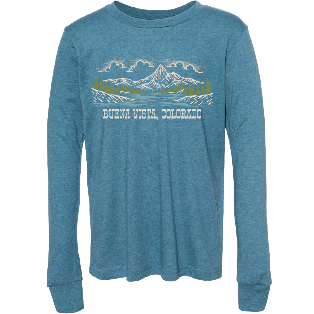 Youth River Mountain Long sleeve Tee