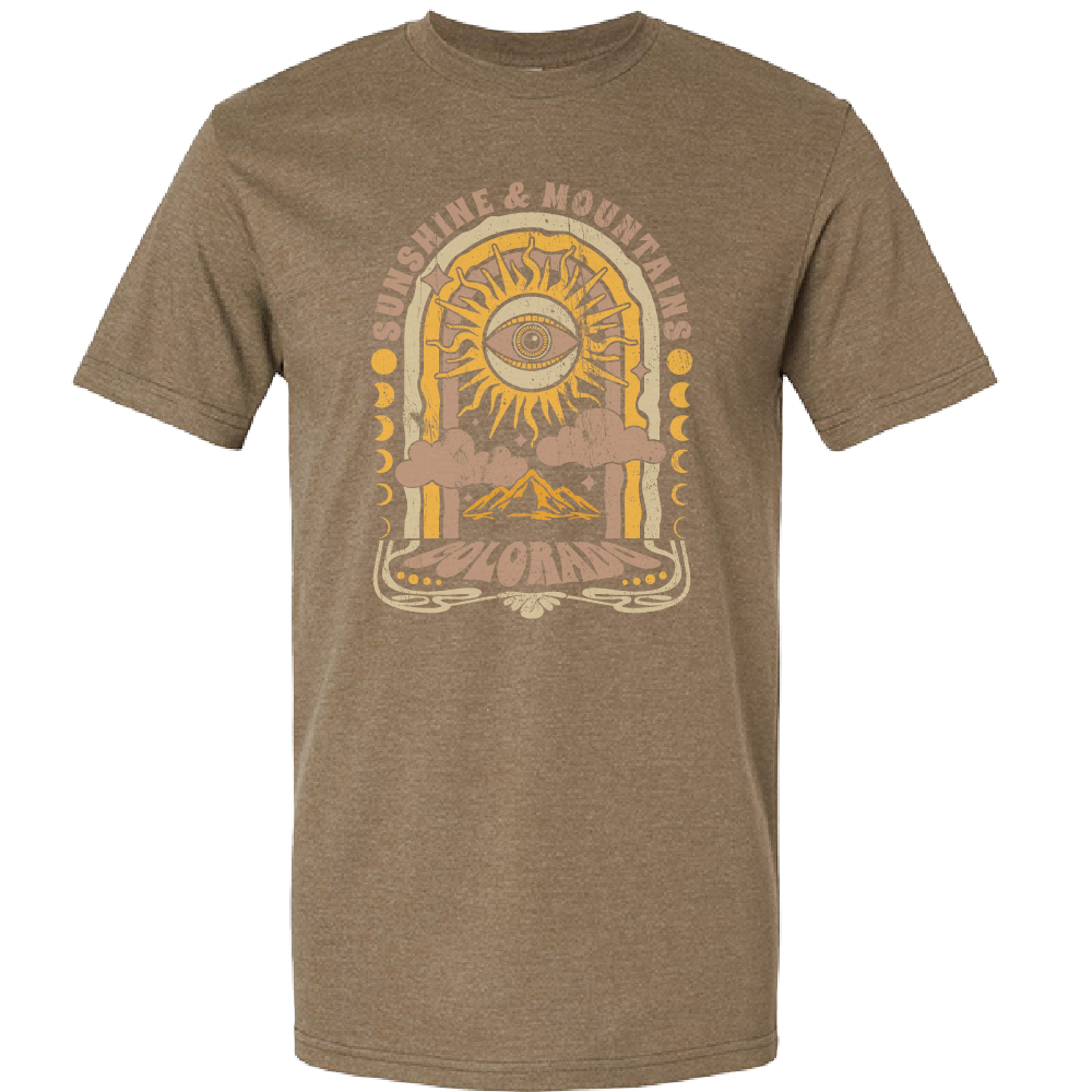 Unisex Sunshine and Mountains Soft Tee