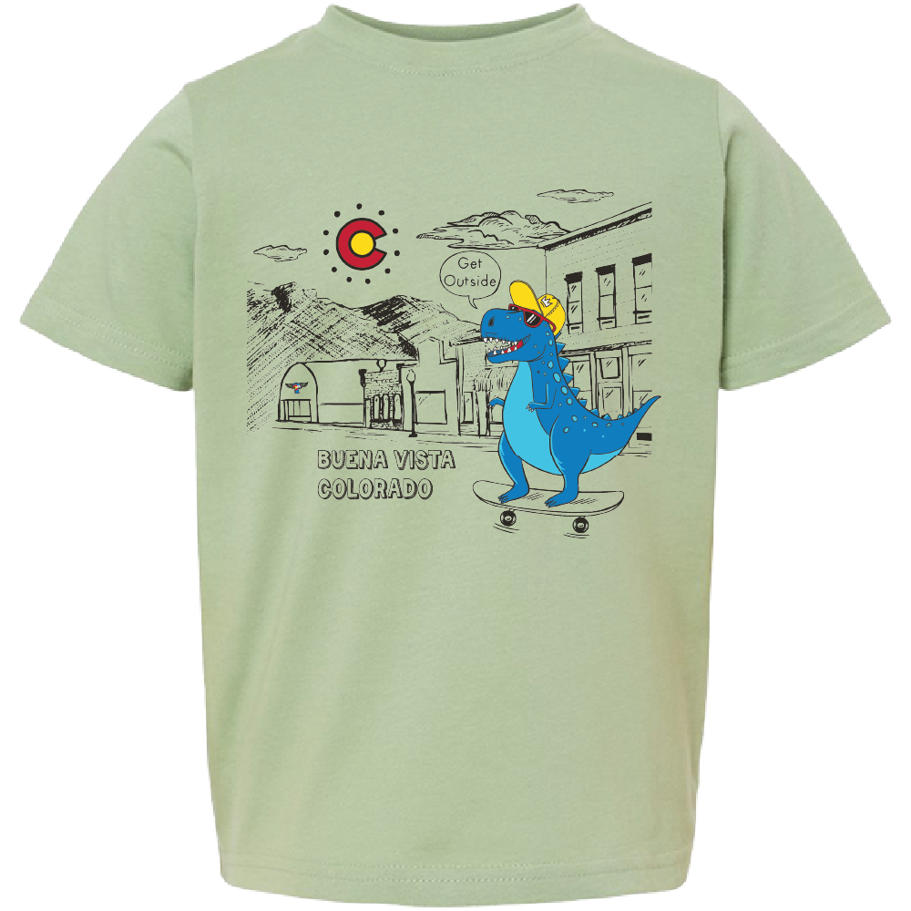 Dino Skater Toddler Tee