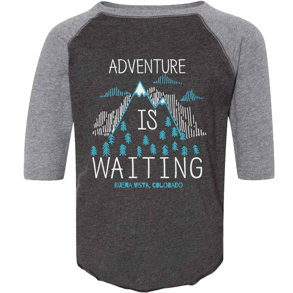 Toddler Adventure is Waiting Baseball Tee