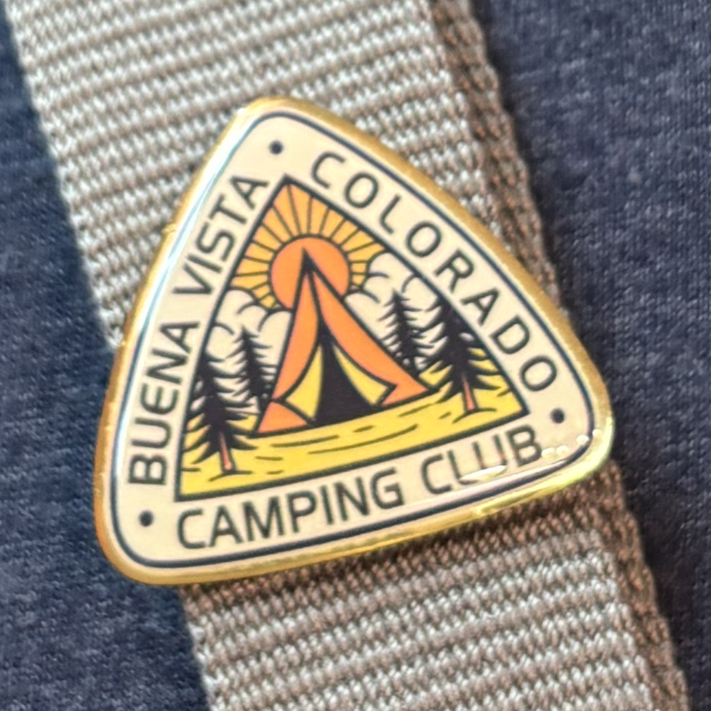 Camping Club Lapel Pin
