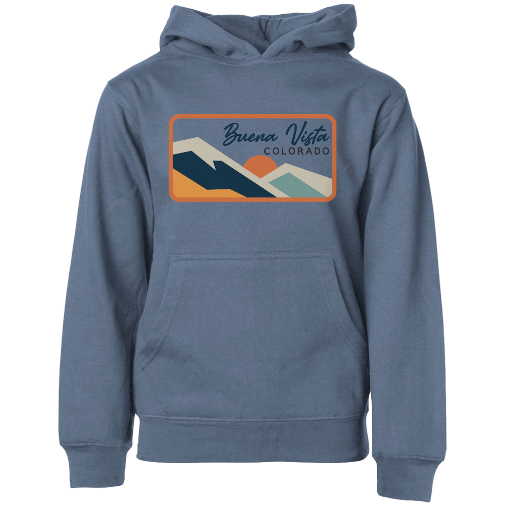 Old School Mountain Youth Hoodie