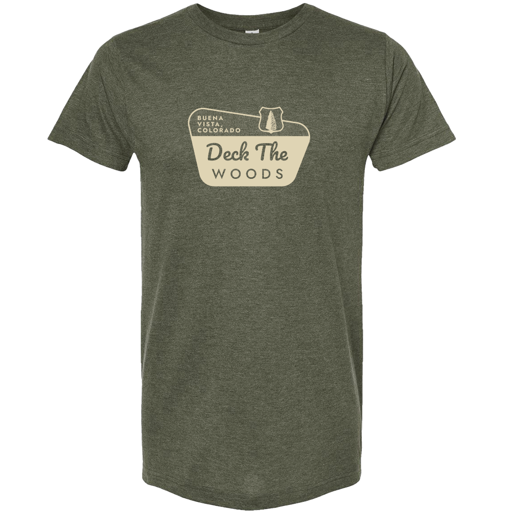 Adult Deck the Woods Pajama Tee- (Matches In the Woods Pant)