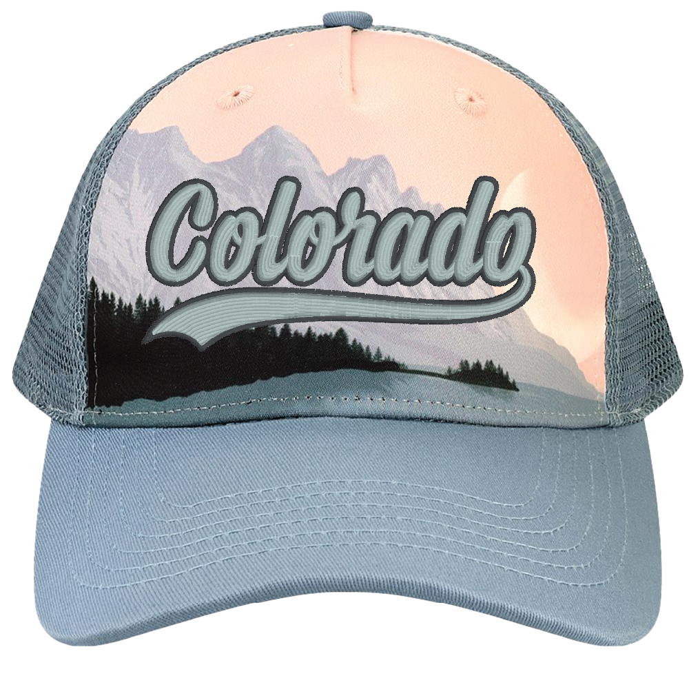 Printed Colorado Trucker Cap