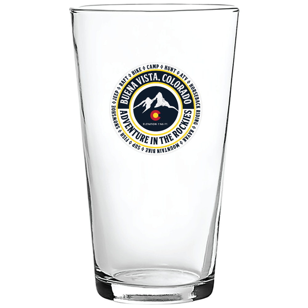 Adventure in the Rockies Pint Glass