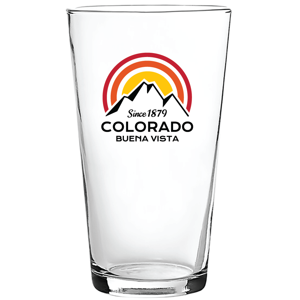 Mountain Sunrise Pint Glass