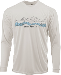 Swirl Mountains Sun Shirt - Sand