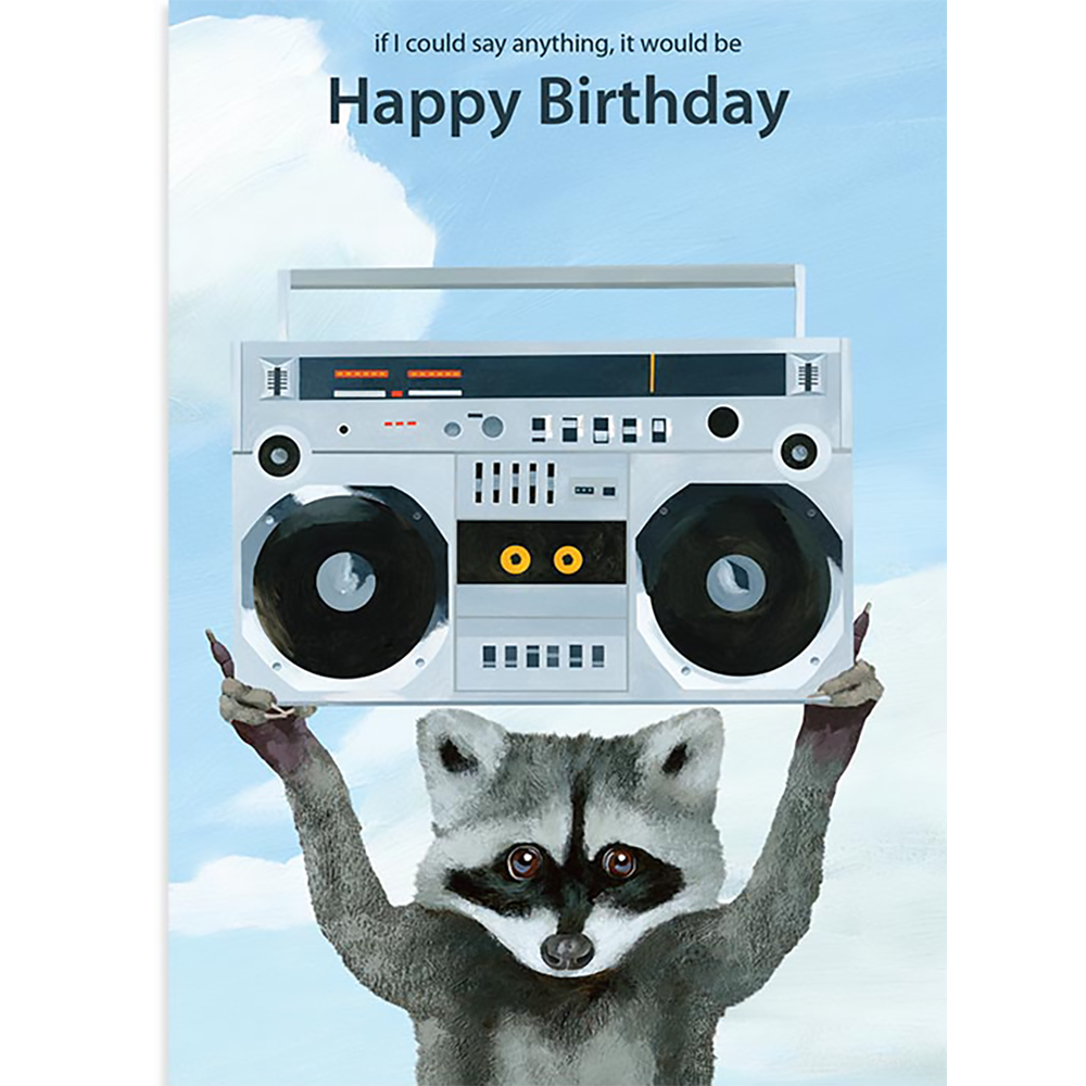 Say Anything Birthday Card