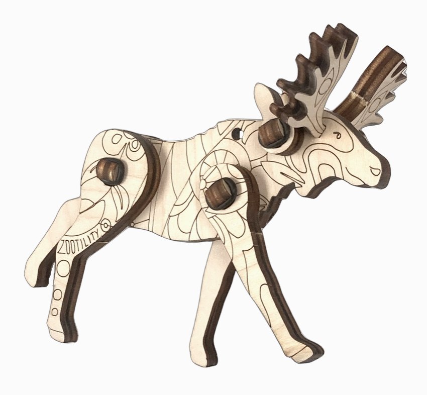 Tekpet Adult Coloring Moose