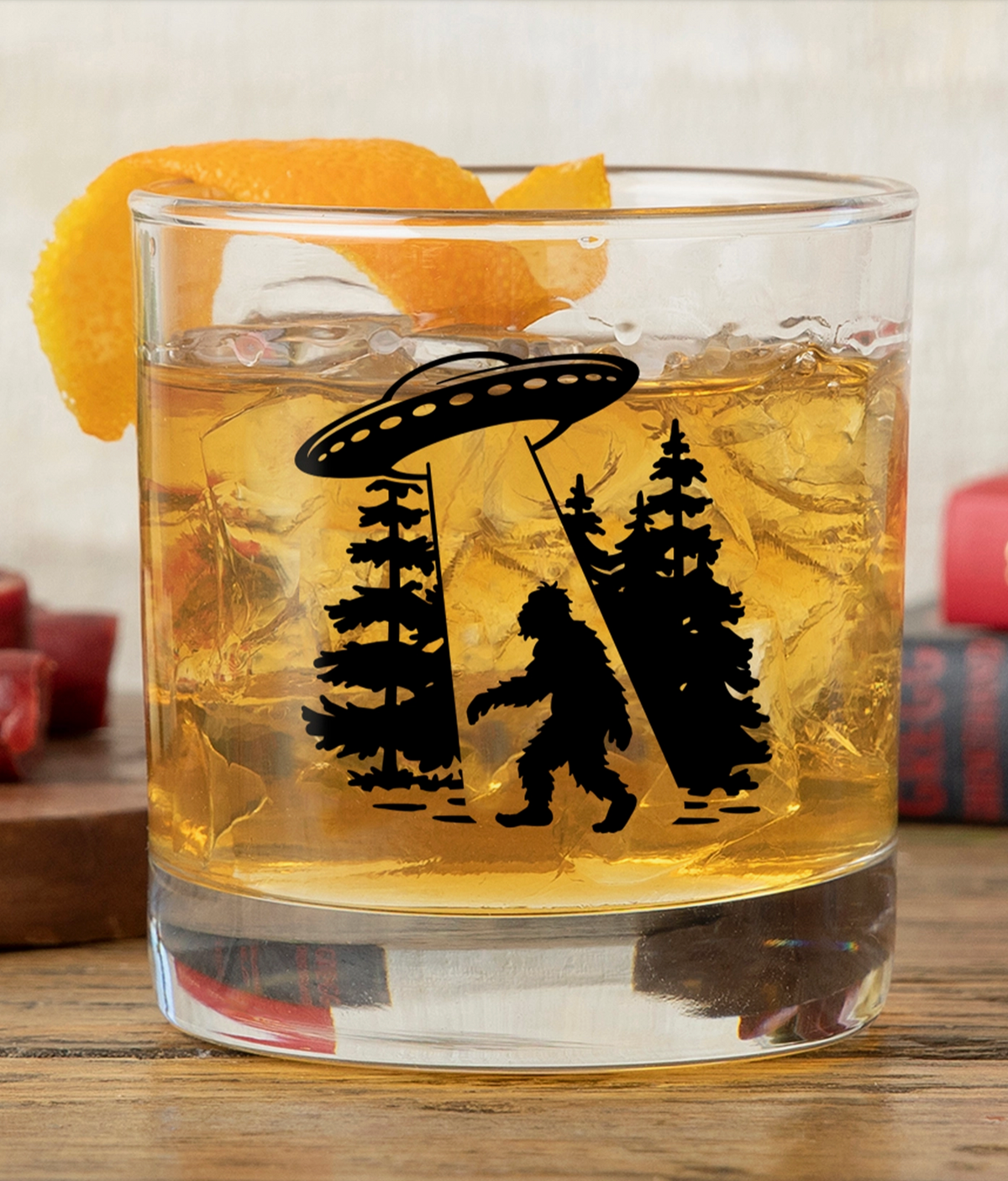 Bigfoot Rocks Glass